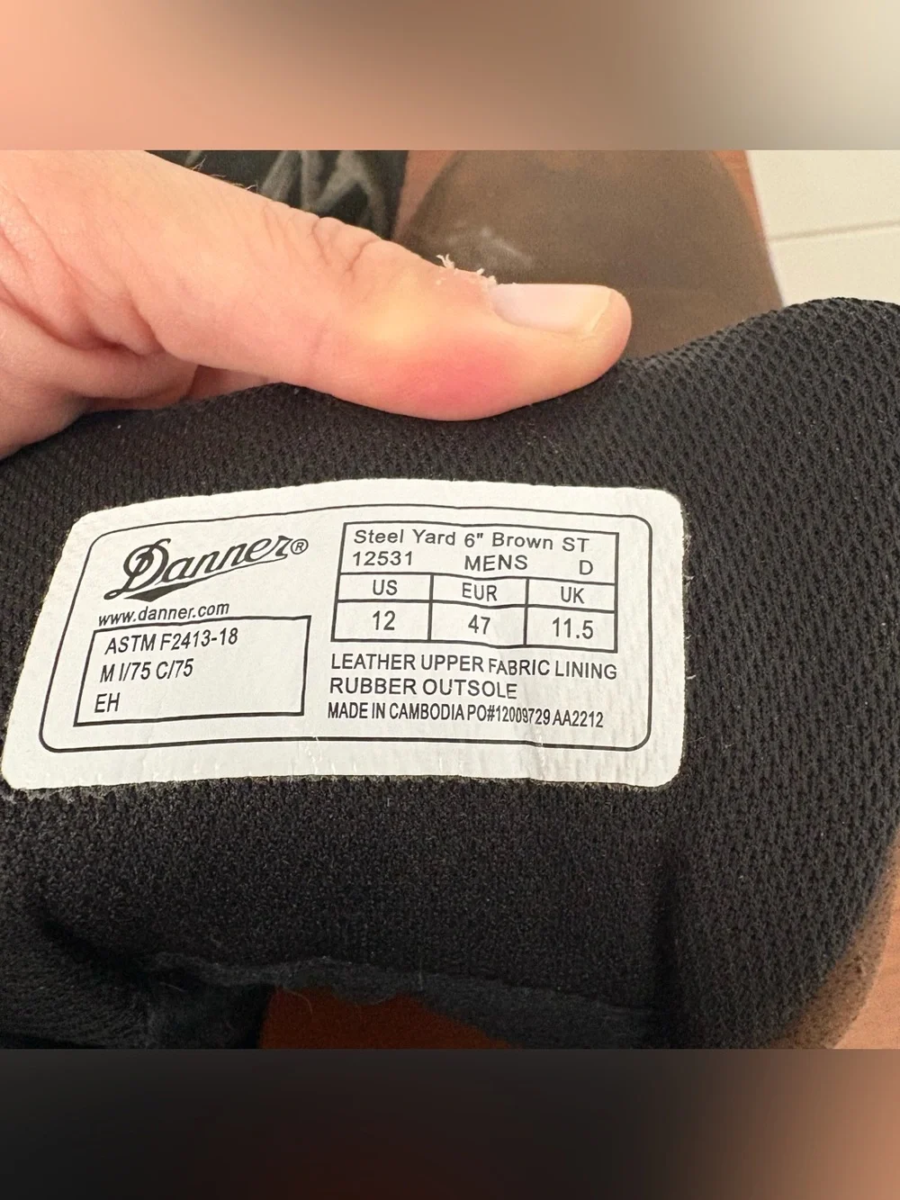 Danner Men's Steel Yard 6